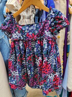 Janie Jack Navy Floral Dress